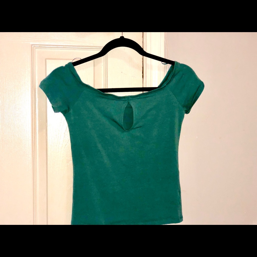 Tight fitting crop top